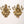 11" Wall Hanging Lakshmi Ganesha Pair | Brass Statues