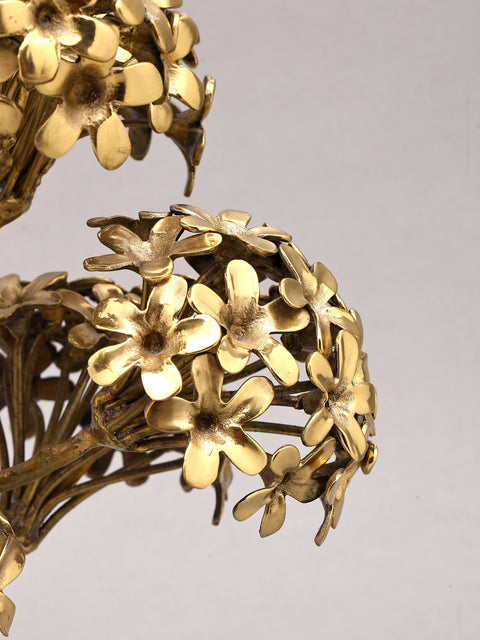 17" Golden Blossom Tree in Brass | Artistic Home Decor