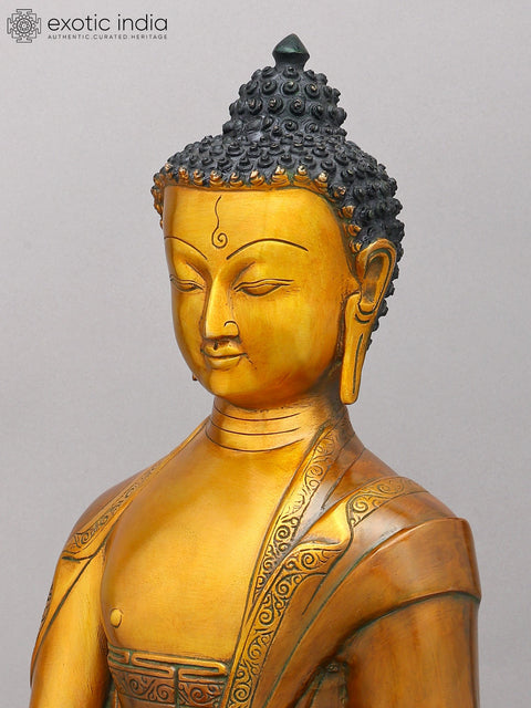 21" Brass Medicine Buddha | Brass Statue