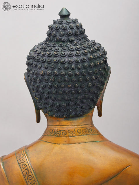 21" Brass Medicine Buddha | Brass Statue