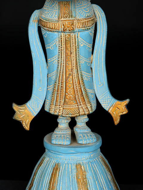 11" Deeplakshmi Statue in Brass