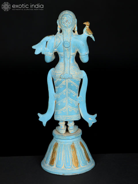 11" Deeplakshmi Statue in Brass