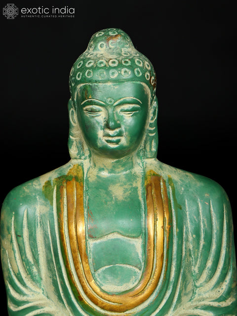 8" Sitting Buddha | Brass Statue