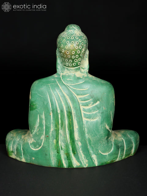 8" Sitting Buddha | Brass Statue