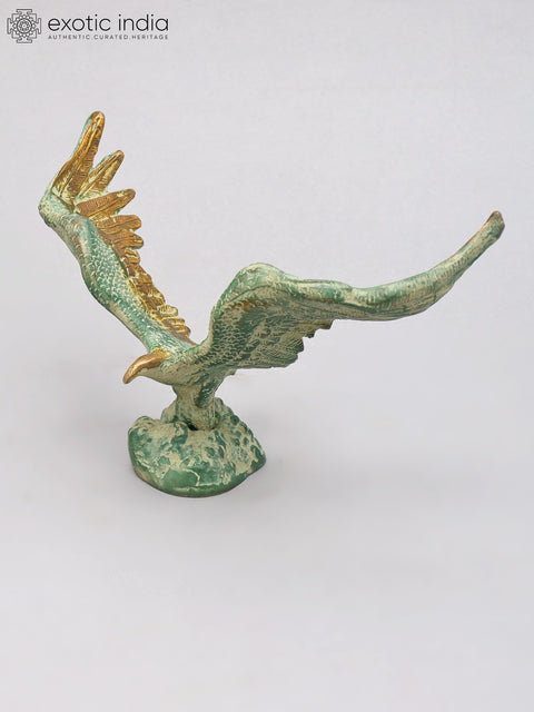 8" Brass Eagle Showpiece | Table Decor