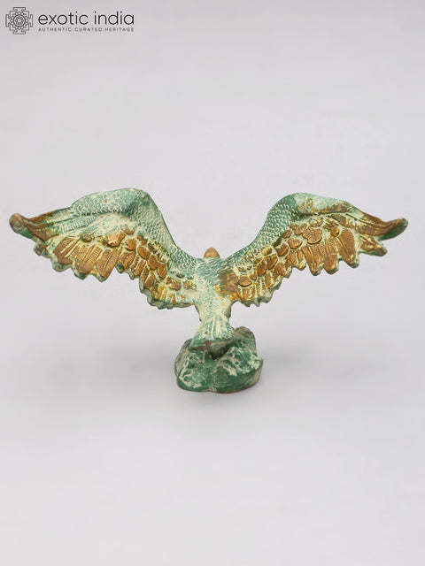 8" Brass Eagle Showpiece | Table Decor