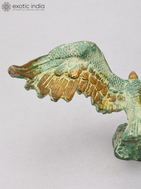 8" Brass Eagle Showpiece | Table Decor