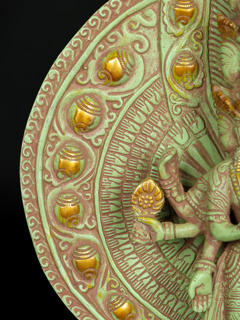15" Standing Eleven Headed Avalokiteshvara | Brass Statue