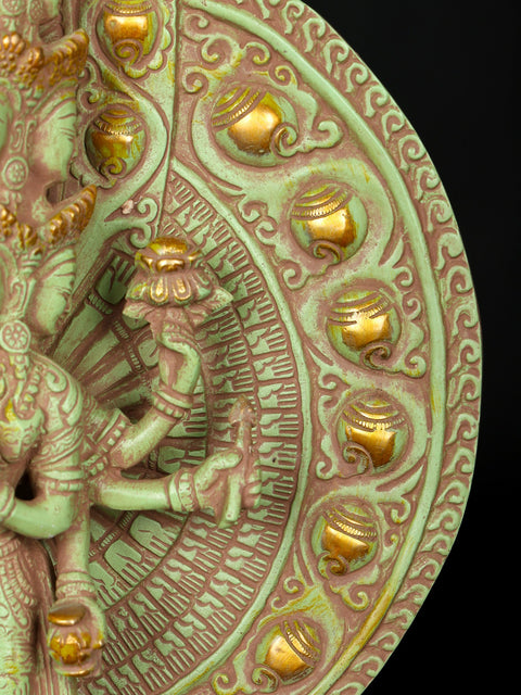 15" Standing Eleven Headed Avalokiteshvara | Brass Statue