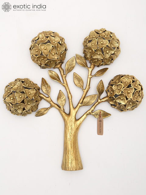 12" Decorative Brass Tree of Life | Wall Hanging