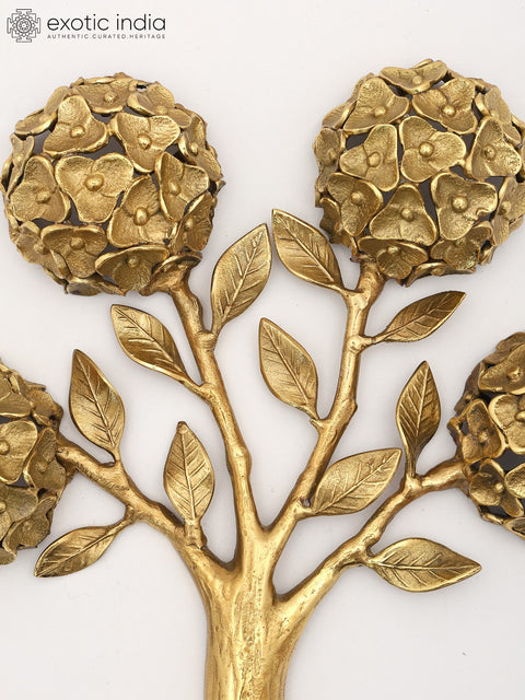 12" Decorative Brass Tree of Life | Wall Hanging