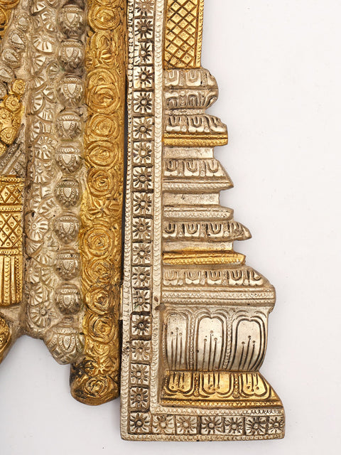 24" Tirupati Balaji (Venkateshvara) Wall Hanging | Brass Statue