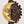 13" Half Sun and Half Moon Wall Hanging | Brass Statue