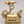 7" Designer Nandi Lamp in Brass