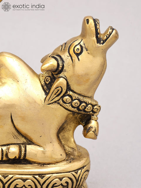 7" Designer Nandi Lamp in Brass