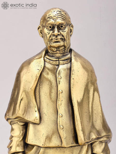 9" Superfine Statue of Unity | Sardar Vallabhbhai Patel Brass Sculpture
