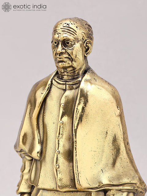 9" Superfine Statue of Unity | Sardar Vallabhbhai Patel Brass Sculpture
