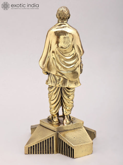 9" Superfine Statue of Unity | Sardar Vallabhbhai Patel Brass Sculpture