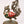 5" Small Superfine Brass Peacock Figurine in Brass with Inlay Work