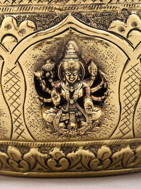 5" Brass Superfine Ashtalakshmi Kalash