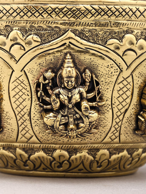 5" Brass Superfine Ashtalakshmi Kalash