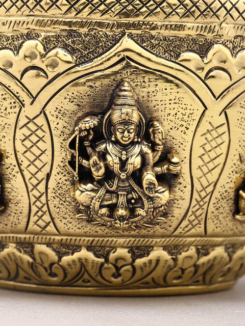 5" Brass Superfine Ashtalakshmi Kalash