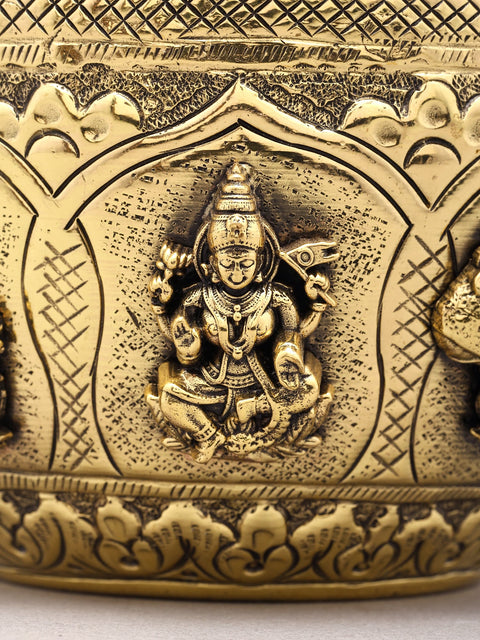 5" Brass Superfine Ashtalakshmi Kalash