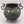 12" Designer Brass Planter with Bird Handles