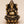 3" Small Chaturbhuja Lord Ganesha Seated on Lotus | Copper Idol