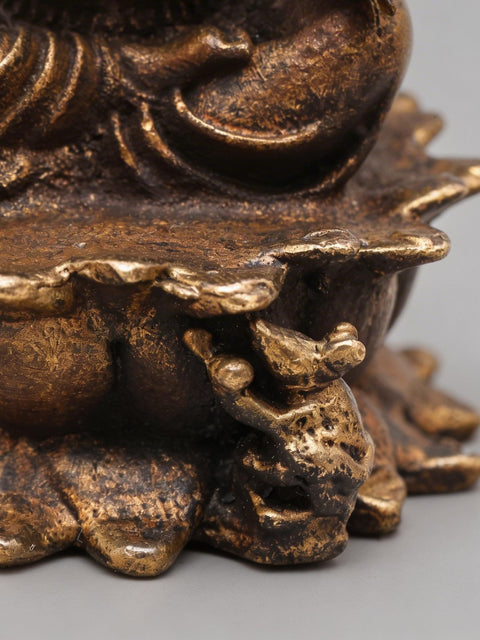 2" Small Blessing Lord Ganesha | Copper Statue