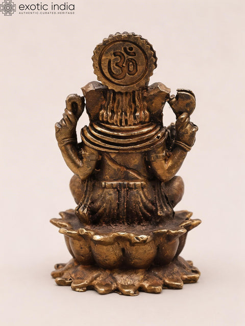 2" Small Blessing Lord Ganesha | Copper Statue