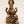 Small Blessing Goddess Lakshmi Seated on Lotus | Copper Statue