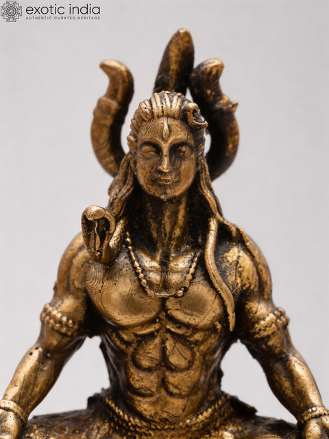 2" Small Mahayogi Shiva | Copper Idol
