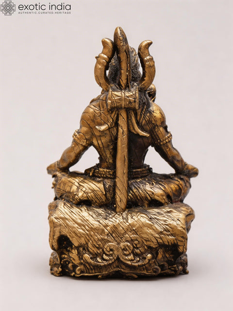 2" Small Mahayogi Shiva | Copper Idol