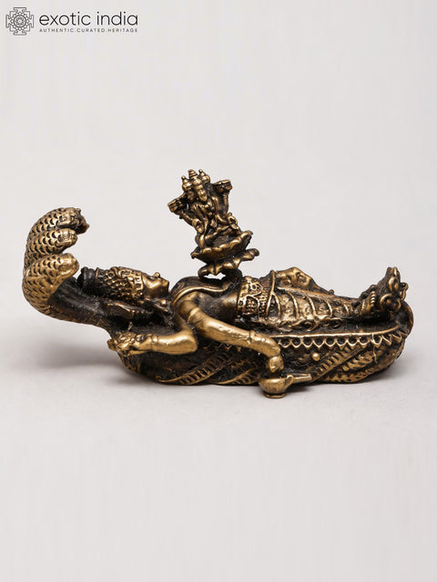 Small Ranganatha Swamy (Lord Vishnu) | Copper Idol
