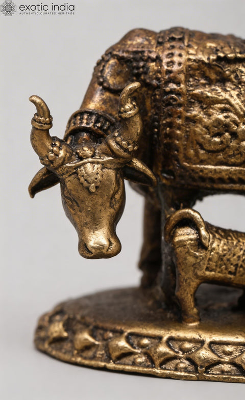 Small Cow and Calf | Copper Statue