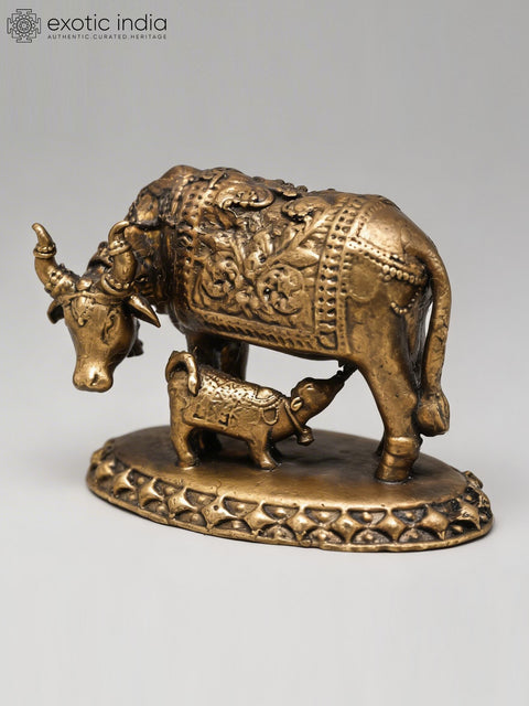 Small Cow and Calf | Copper Statue