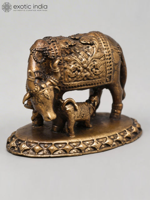Small Cow and Calf | Copper Statue