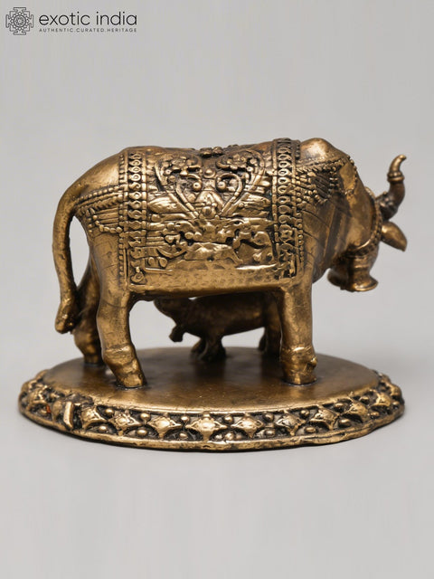 Small Cow and Calf | Copper Statue
