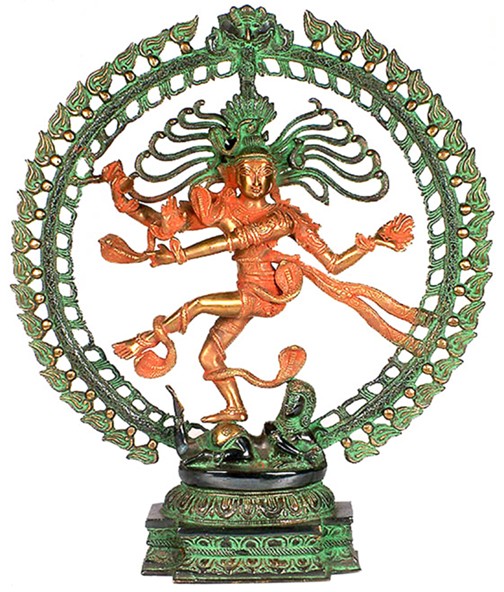 20" Anandatandava Handmade Brass Idol - Dance of Bliss