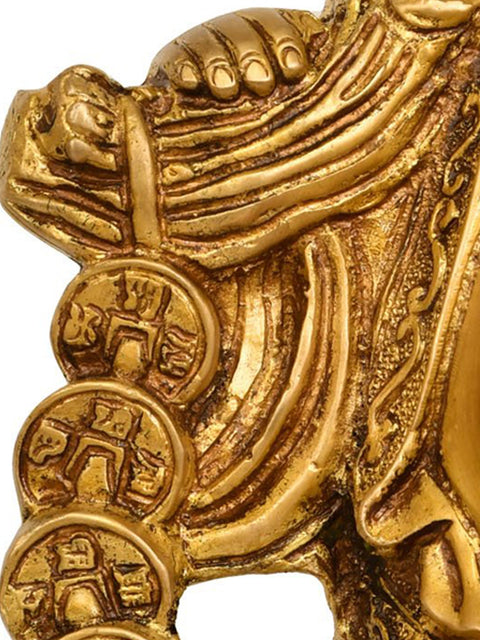 10" The Joyous Laughing Buddha - Tibetan Buddhist In Brass | Handmade | Made In India