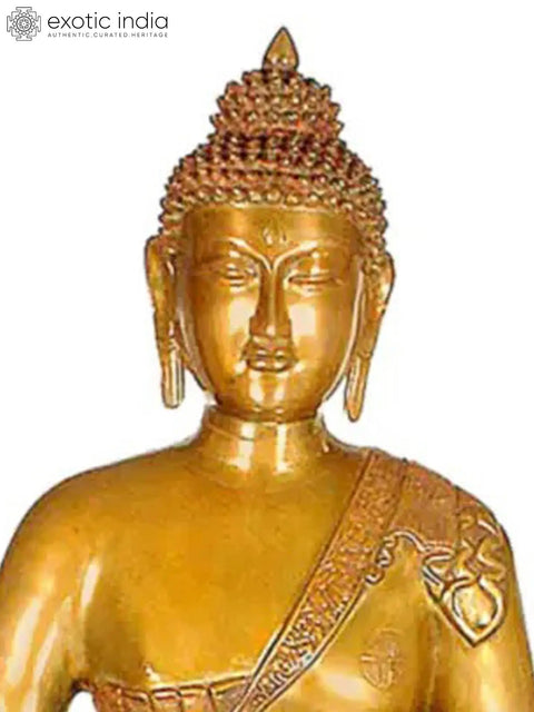 Large Size Meditating Buddha (Tibetan Buddhist Deity) In Brass | Handmade | Made In India