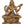 34" Large Kamalasana Saraswati Seated on Lotus | Handcrafted Brass Statue