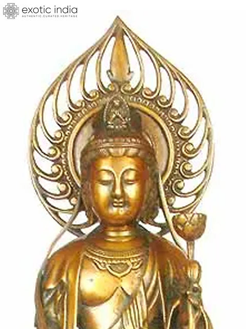 2" Japanese Buddha in Brass | Handmade | Made in India