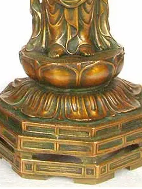 2" Japanese Buddha in Brass | Handmade | Made in India
