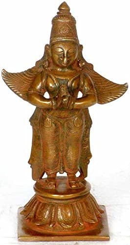 10" Garuda Brass Idol Handmade