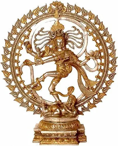 21" Nataraja In Brass | Handmade | Made In India
