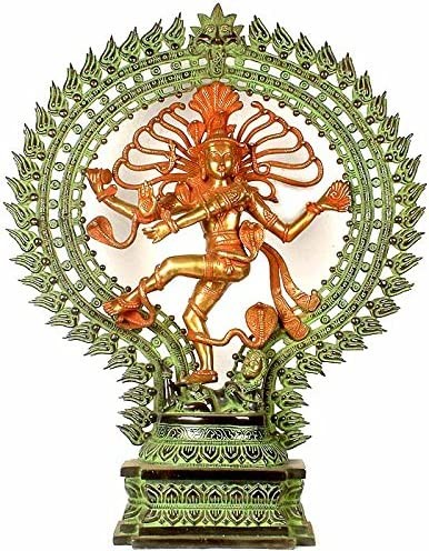 28" Nataraja Brass Statue Handmade Home Decor