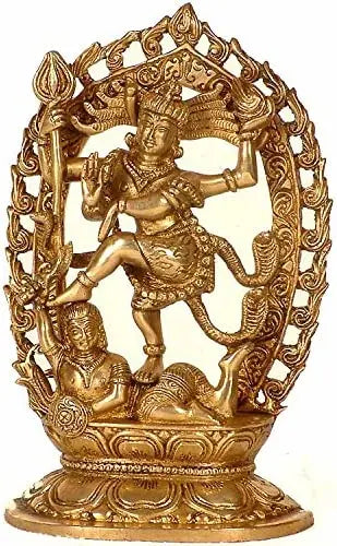 9" Nataraja Handmade Brass Statue