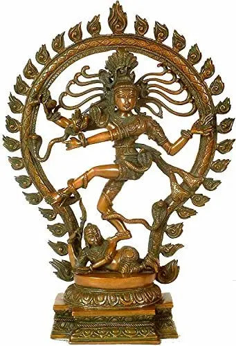 21" Nataraja In Brass | Handmade | Made In India